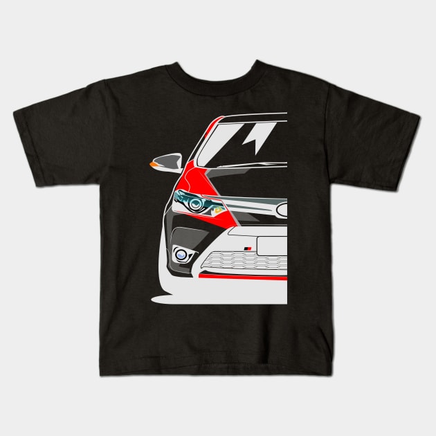 Vios GR Gazoo Racing Kids T-Shirt by gaplexio